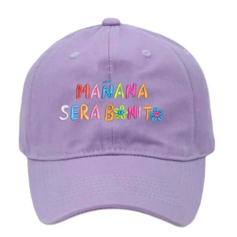 Mañana Será Bonito Embroidered Hat - Cute Trendy Adjustable Cap